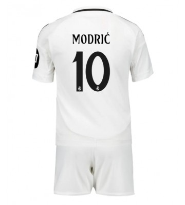 Real Madrid Luka Modric #10 Replica Home Stadium Kit for Kids 2024-25 Short Sleeve (+ pants)